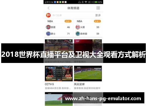 2018世界杯直播平台及卫视大全观看方式解析 2018世界杯直播平台及卫视大全观看方式解析