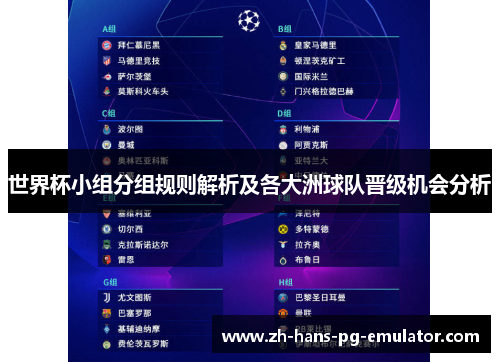 世界杯小组分组规则解析及各大洲球队晋级机会分析 世界杯小组分组规则解析及各大洲球队晋级机会分析
